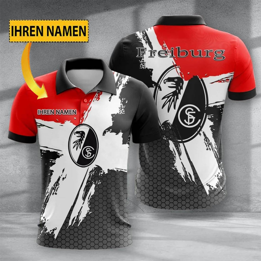 SC Freiburg Poloshirt Premium Ausgabe Rot