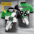 Hannover 96 Poloshirt mit individuellem Namen Premium Ausgabe Grün