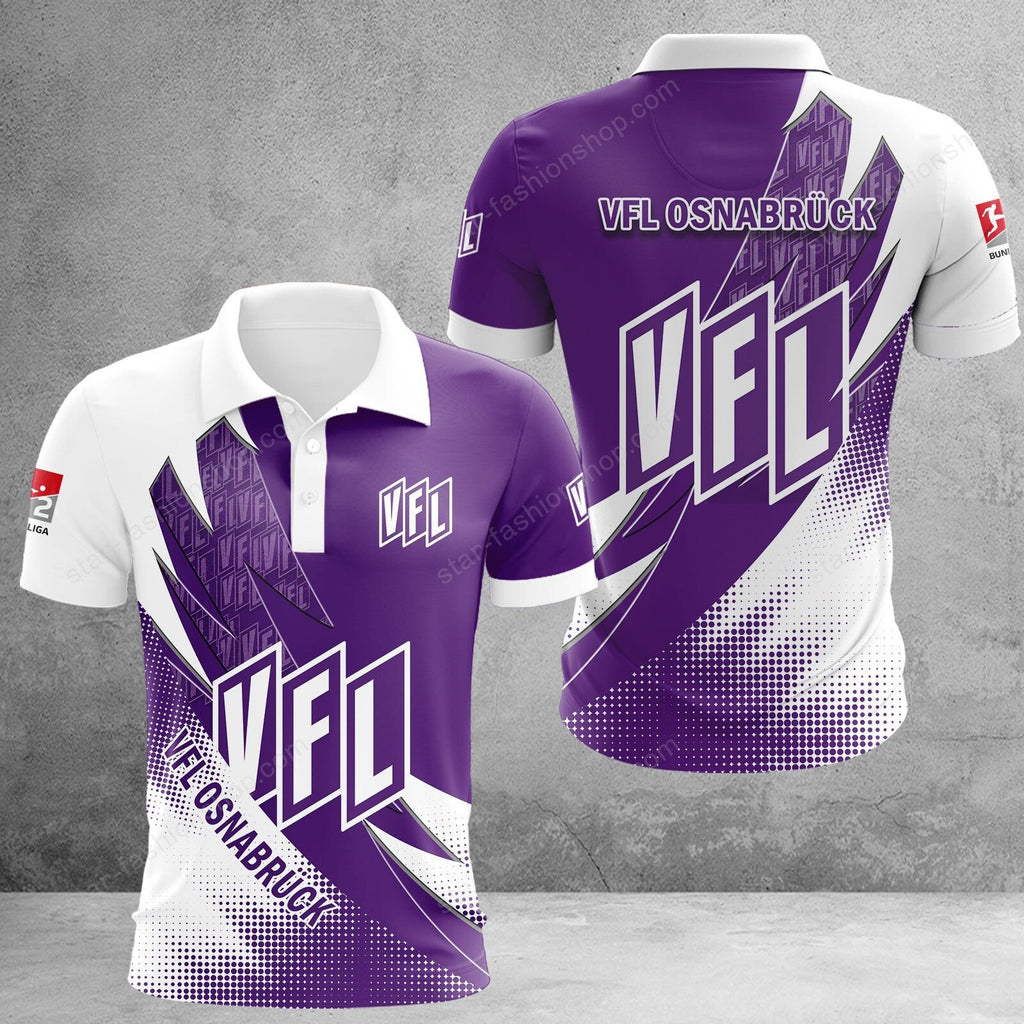 VfL Osnabrück Poloshirt Sonderedition Weiß Lila