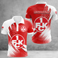 1. FC Kaiserslautern Poloshirt Sonderedition Weiß Rot
