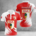 FC Augsburg Poloshirt Sonderedition Weiß Rot