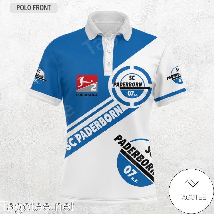 SC Paderborn 07 Poloshirt Die Unabsteigbaren Blau Weiß
