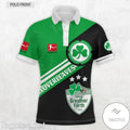 SpVgg Greuther Fürth Poloshirt Kreis Design Schwarz Grün