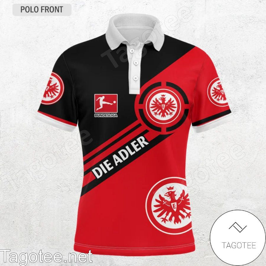 Eintracht Frankfurt Poloshirt Die Adler Schwarz Rot