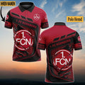 FC Nürnberg Poloshirt Neuauflage Vollflächig Bedruckt mit individuellem Namen