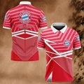 Bayern München Poloshirt Neuer Grundstil Vollflächig Bedruckt
