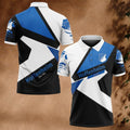 TSG 1899 Hoffenheim Poloshirt Geometrisches Design Vollflächig Bedruckt
