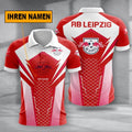 RB Leipzig Poloshirt Alltagsstil Design Vollflächig Bedruckt mit individuellem Namen