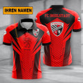 FC Ingolstadt 04 Poloshirt Alltagsstil Design Vollflächig Bedruckt mit individuellem Namen
