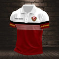 SG Dynamo Dresden Poloshirt Streifen Design Neuer Stil mit individuellem Namen
