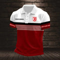 SSV Jahn Regensburg Poloshirt Streifen Design Neuer Stil mit individuellem Namen