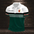 FC Augsburg Poloshirt mit individuellem Namen Neuer Stil Gestreift