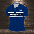 Hertha BSC Poloshirt Gestreiftes Design Neuer Stil
