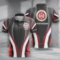 SV Wehen Wiesbaden Poloshirt Neue Version mit individuellem Namen Grau