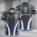 SV Waldhof Mannheim 07 Poloshirt Neue Version mit individuellem Namen Grau