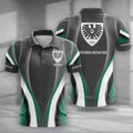 SC Preußen Münster Poloshirt Neue Version mit individuellem Namen Grau
