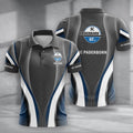 SC Paderborn 07 Poloshirt Neue Version mit individuellem Namen Grau