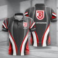 SSV Jahn Regensburg Poloshirt Neue Version mit individuellem Namen Grau