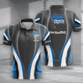 Hertha BSC Poloshirt mit individuellem Namen Neue Version Grau