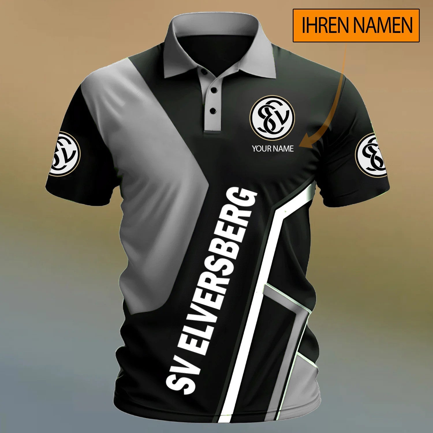 SV Elversberg Poloshirt Sonderedition mit individuellem Namen