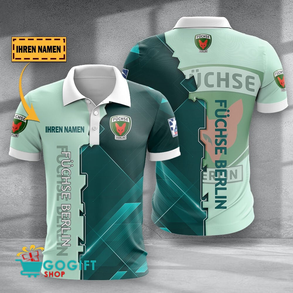 Füchse Berlin Poloshirt Sonderedition mit individuellem Namen
