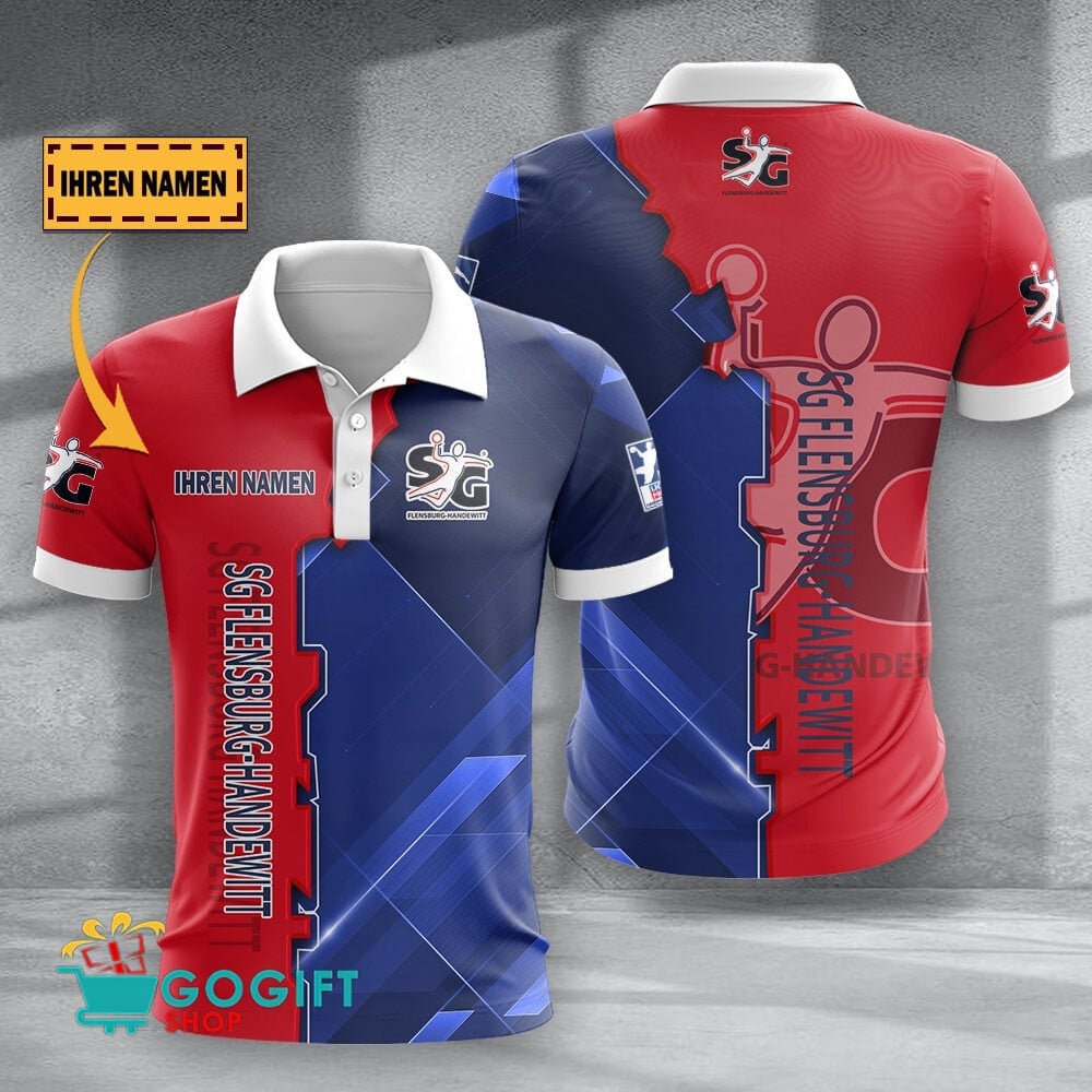 SG Flensburg Handewitt Poloshirt Sonderedition mit individuellem Namen