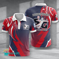 SG Flensburg Handewitt Poloshirt Feuerpunkt Design mit individuellem Namen
