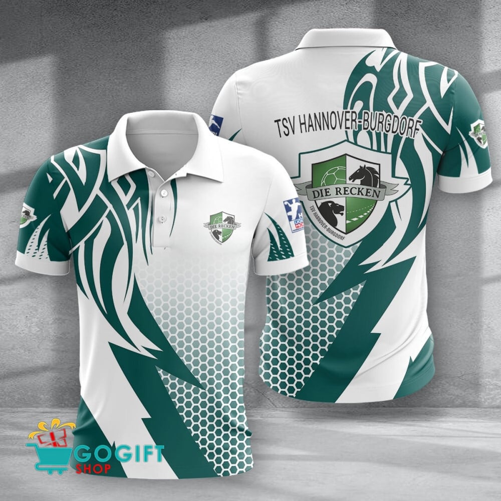 TSV Hannover Burgdorf Poloshirt Feuerpunkt Design mit individuellem Namen