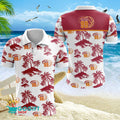 Niners Chemnitz Basketball Bundesliga Poloshirt Teamlogo von Coconut Island Rot Weiß