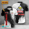 Fischtown Pinguins Poloshirt Kratz Design mit individuellem Namen