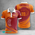 Niners Chemnitz Poloshirt Polka Dot Wellen Design