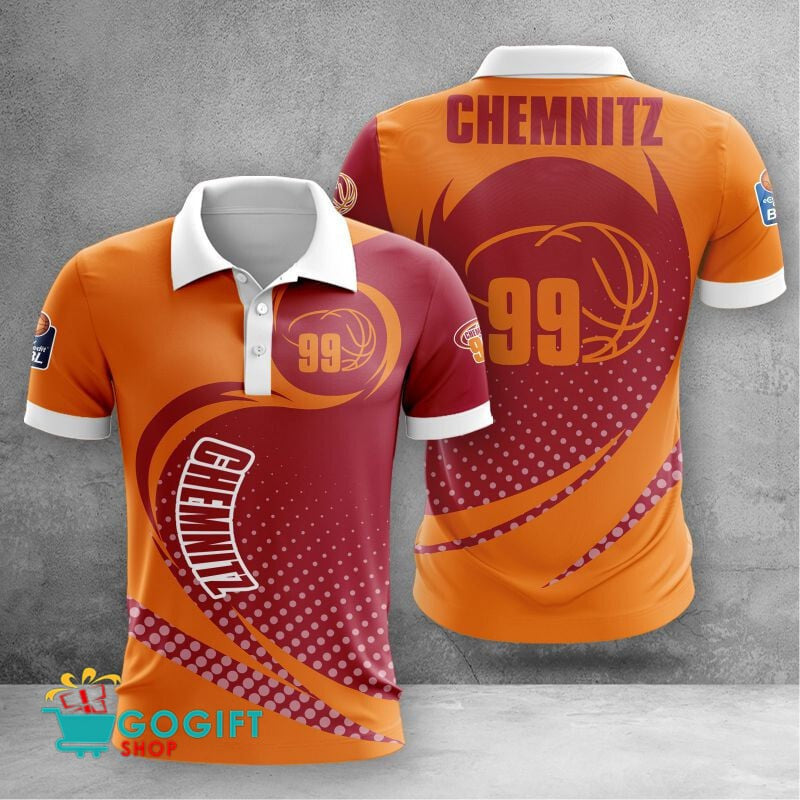 Niners Chemnitz Poloshirt Polka Dot Wellen Design