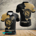 Basketball Löwen Braunschweig Poloshirt Riss Design Teamfarben