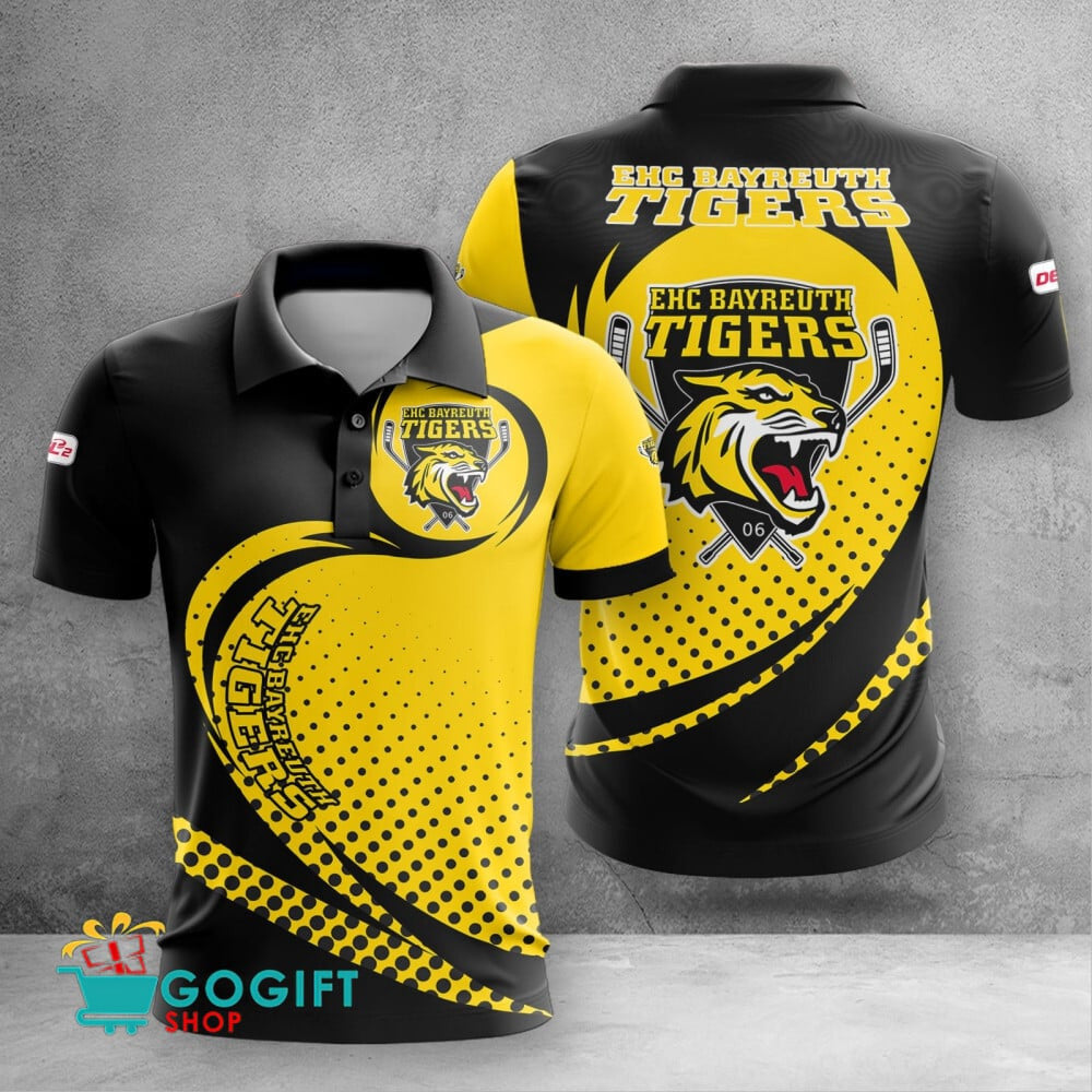 Onesto Tigers Bayreuth Poloshirt Wellenpunkt Design