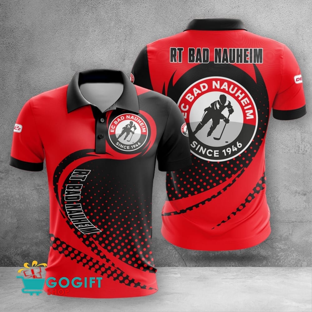 EC Bad Nauheim Poloshirt Wellenpunkt Design