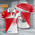 SC Freiburg Poloshirt Halbton Design mit individuellem Namen