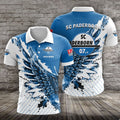 SC Paderborn 07 Poloshirt Vogelflügel Design mit individuellem Namen