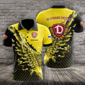 SG Dynamo Dresden Poloshirt Vogelflügel Design mit individuellem Namen