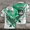 VfB Lübeck Poloshirt Vogelflügel Design mit individuellem Namen