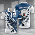 Eisbären Berlin Poloshirt Vogelflügel Design mit individuellem Namen