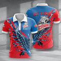 Nürnberg Ice Tigers Poloshirt Vogelflügel Design mit individuellem Namen