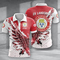 EV Landshut Poloshirt Vogelflügel Design mit individuellem Namen