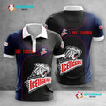 Nürnberg Ice Tigers Poloshirt Waben Design mit Teamfarben