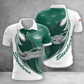 SC Bietigheim Steelers Poloshirt Farbkombination des Feuermuster Teams