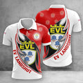 EV Landshut Poloshirt Feuer Design Teamfarben