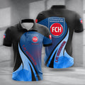 FC Heidenheim 1846 Poloshirt Modernes Geometrisches Design mit individuellem Namen