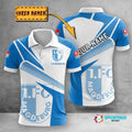 FC Magdeburg Poloshirt Geometrischer Passender Stil mit individuellem Namen