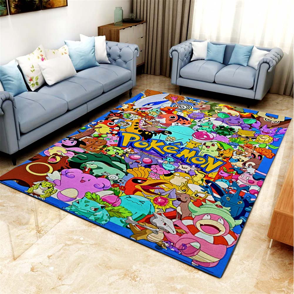 Pokémon Teppich Wohnzimmer Küchenteppich Teppichboden